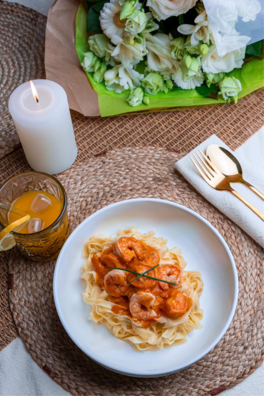 Tagliatelles scampi M&F